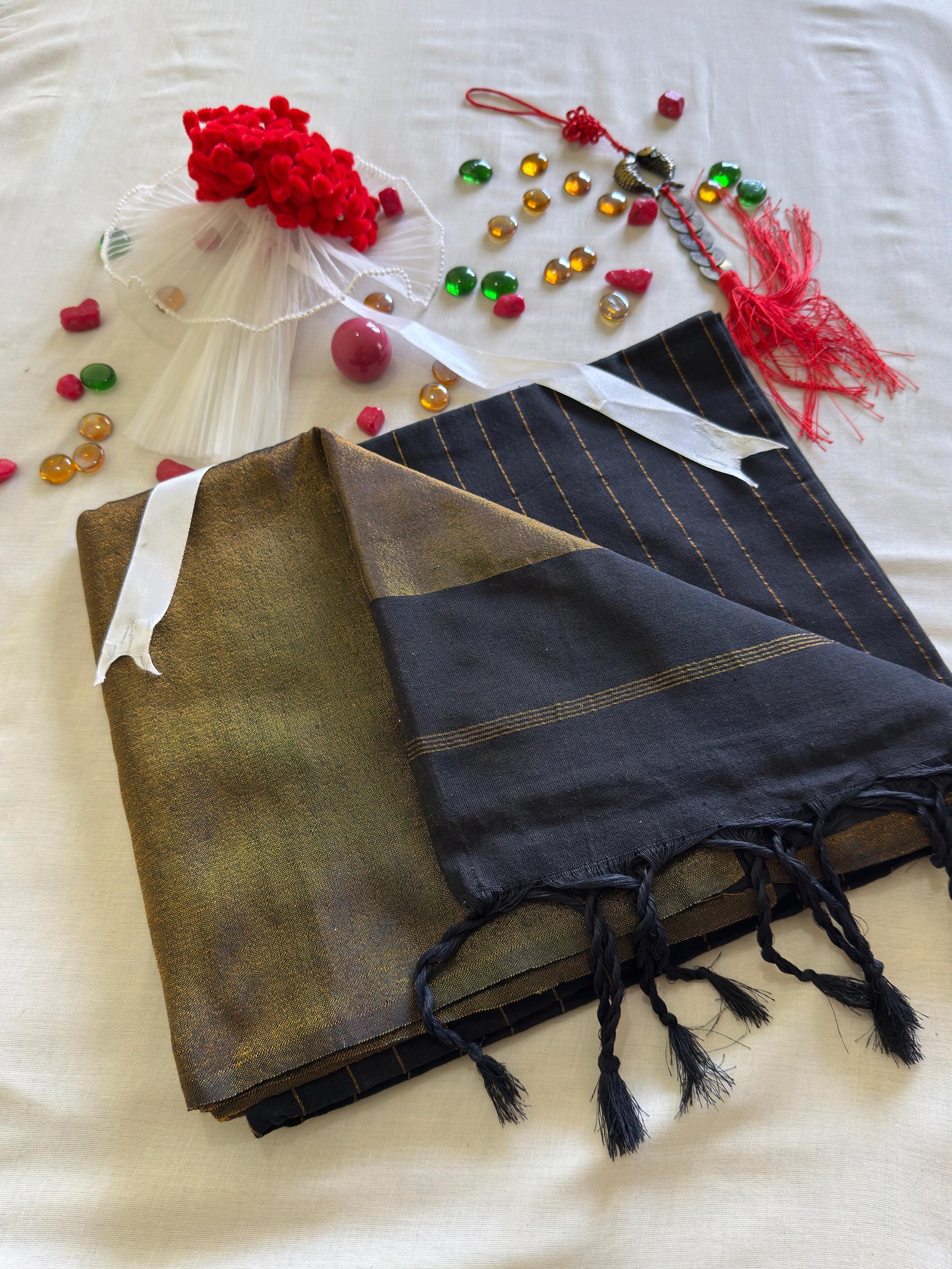 Instagram Post - Black Tissue Handloom